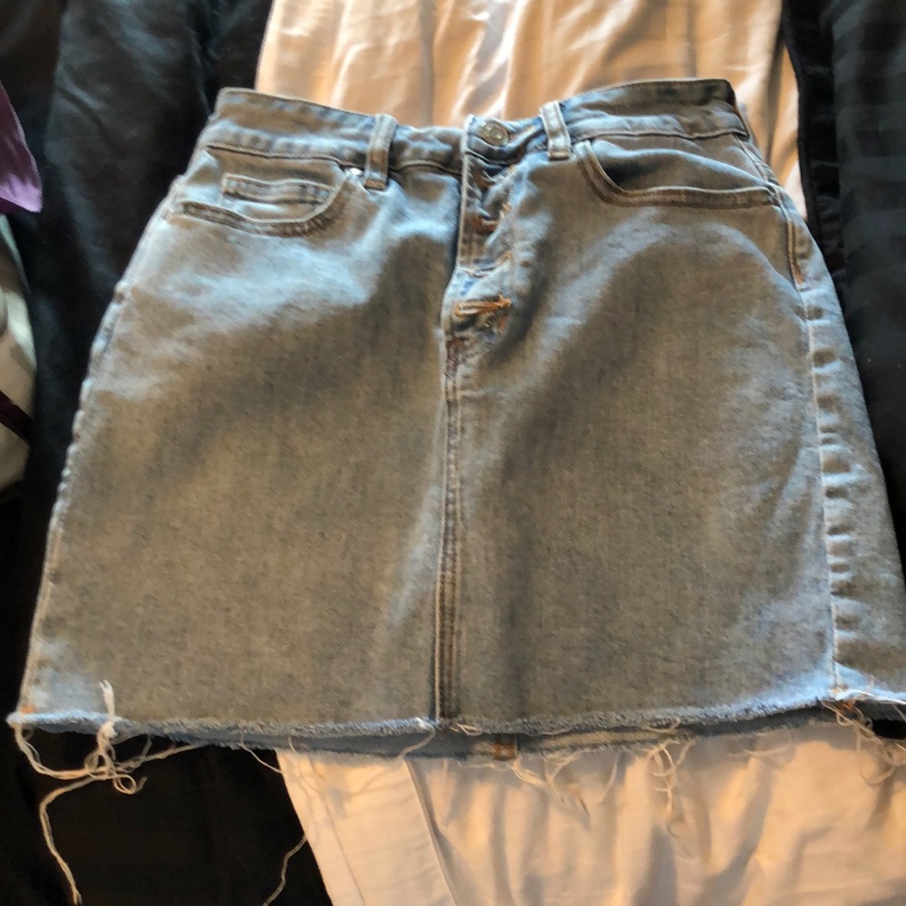 jean skirt